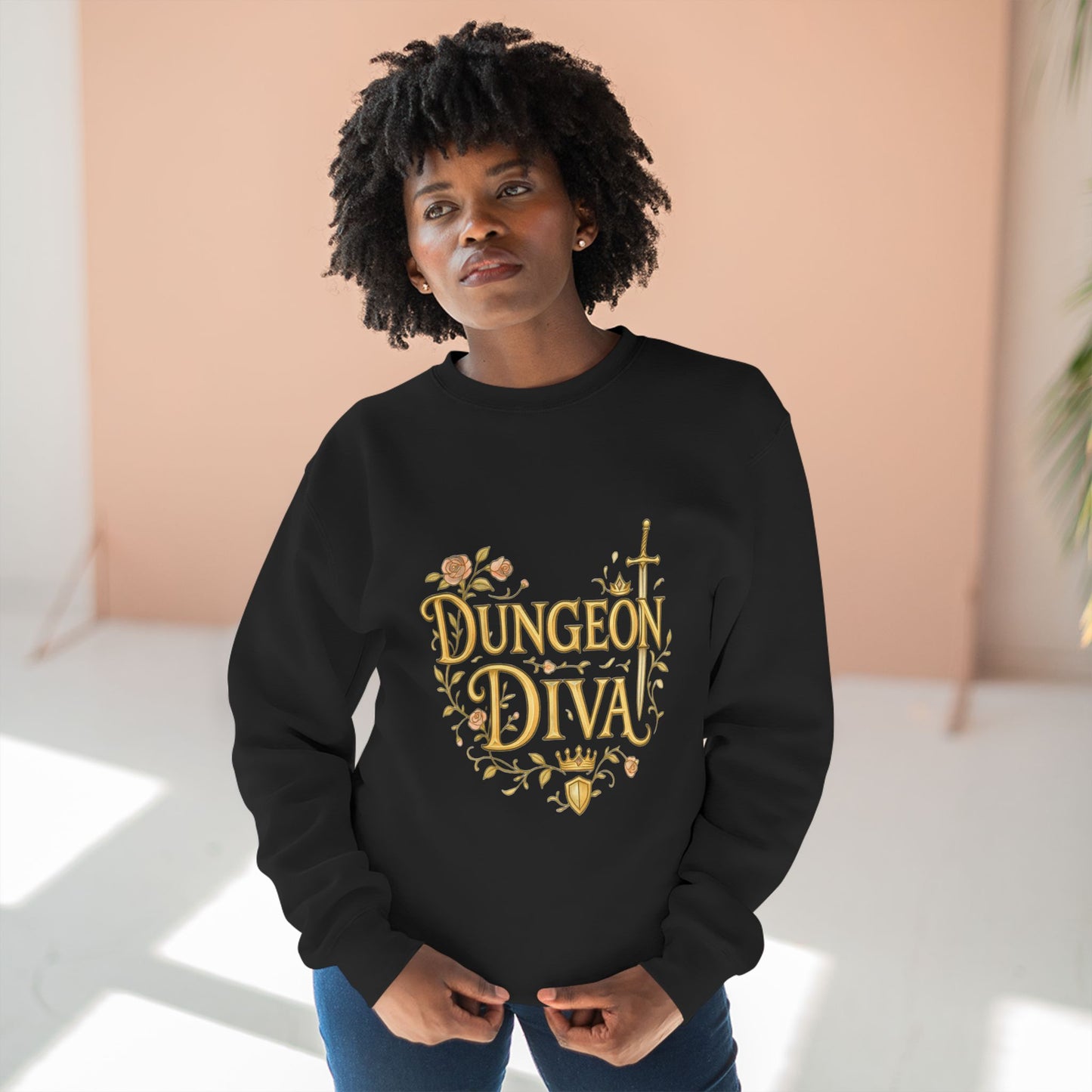 Dungeon Diva — Unisex Crewneck Sweatshirt