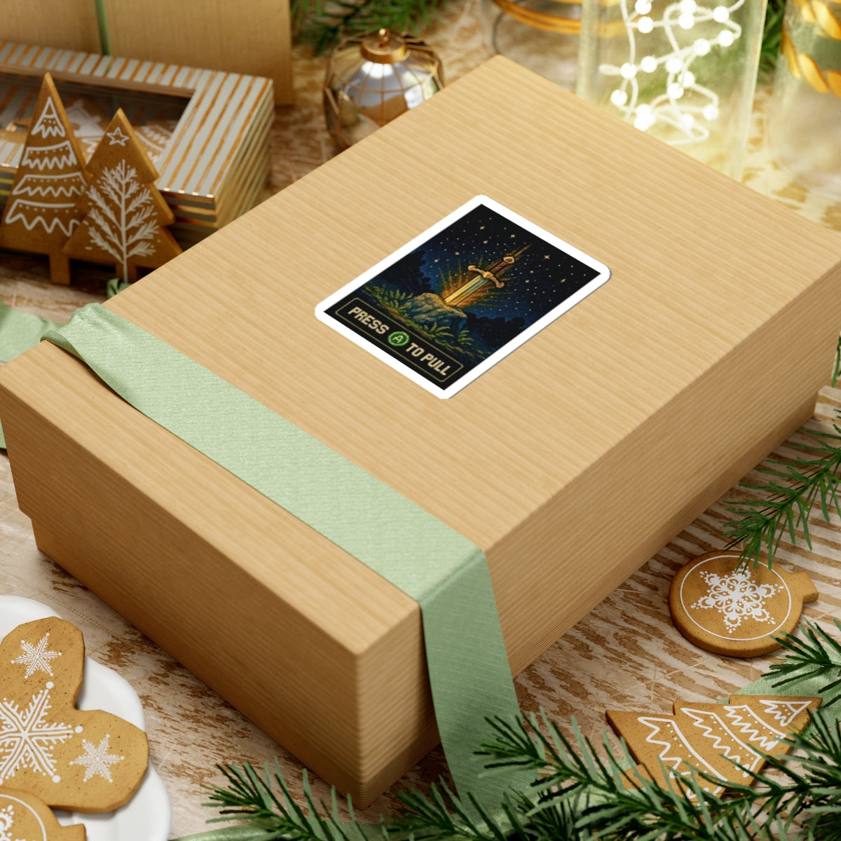 Sword in stone - Kiss Cut Sticker