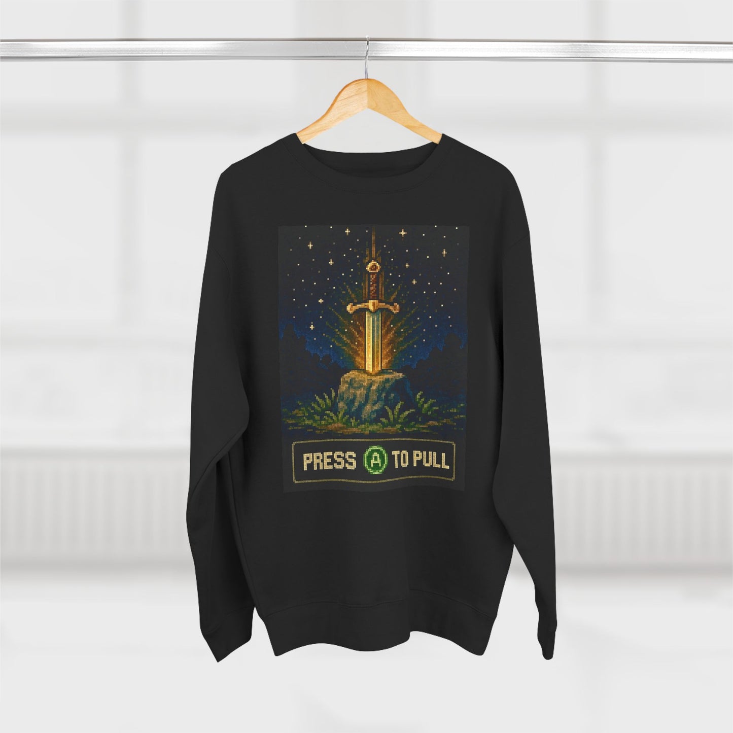 Sword in stone - unisex crewneck sweatshirt