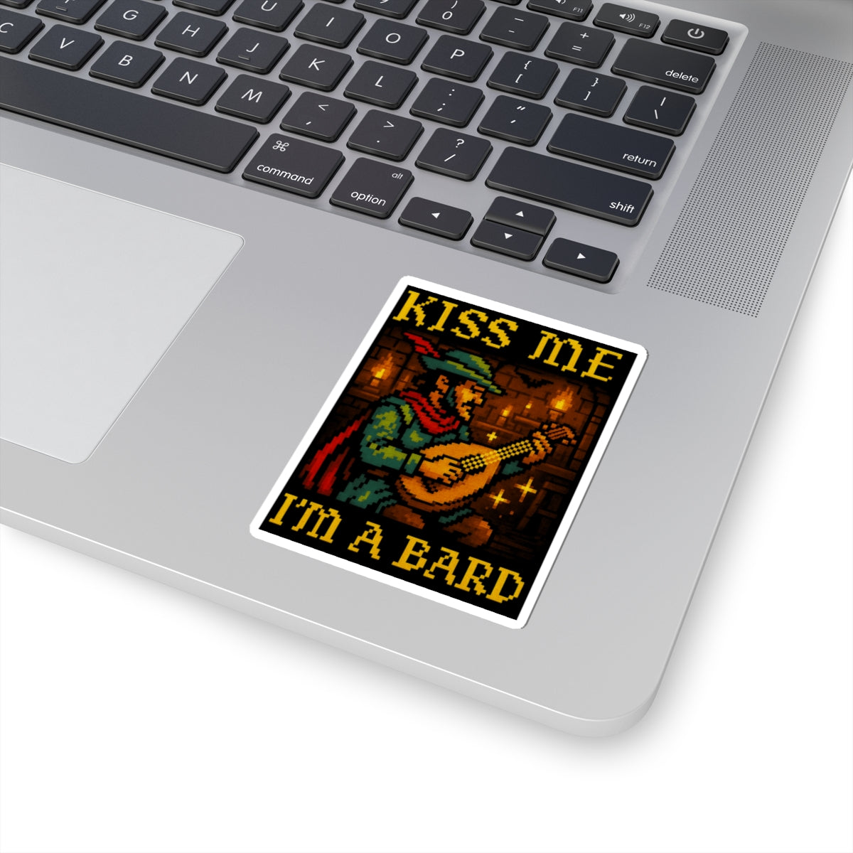 Kiss Me I’m a Bard – Kiss-Cut Stickers