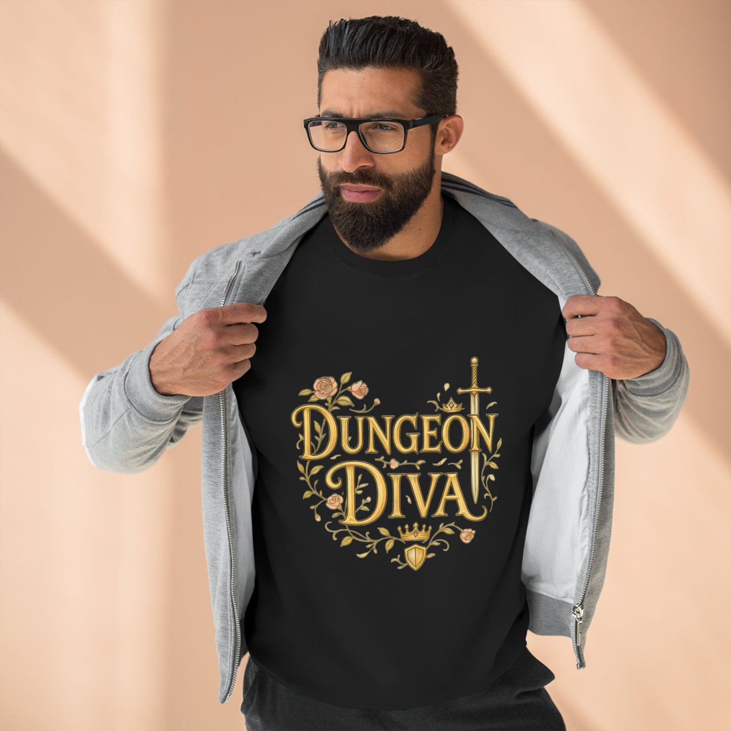 Dungeon Diva — Unisex Crewneck Sweatshirt