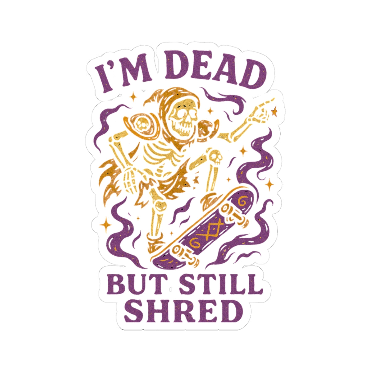 Dead shred - kiss cut stickers