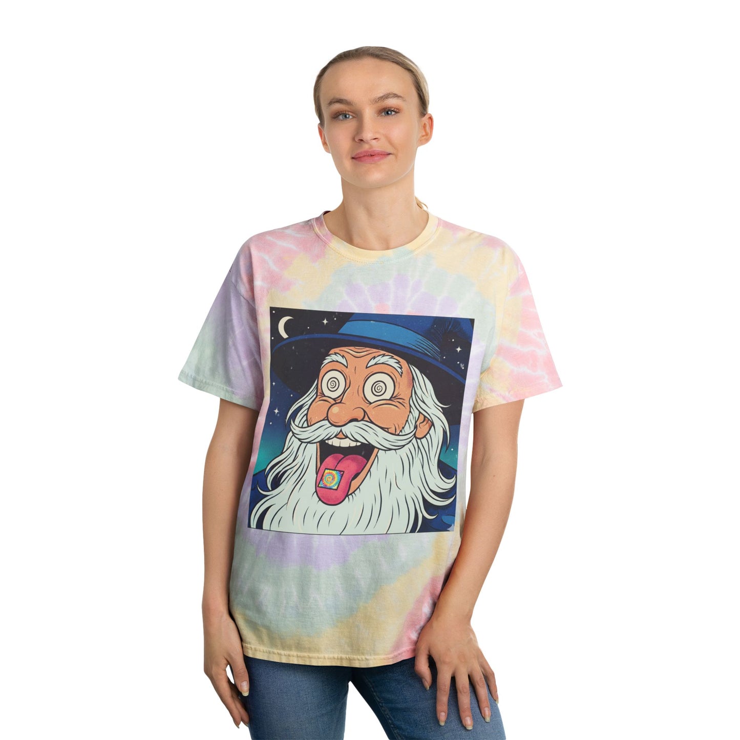 Cosmic wizard tie-dye - unisex tee