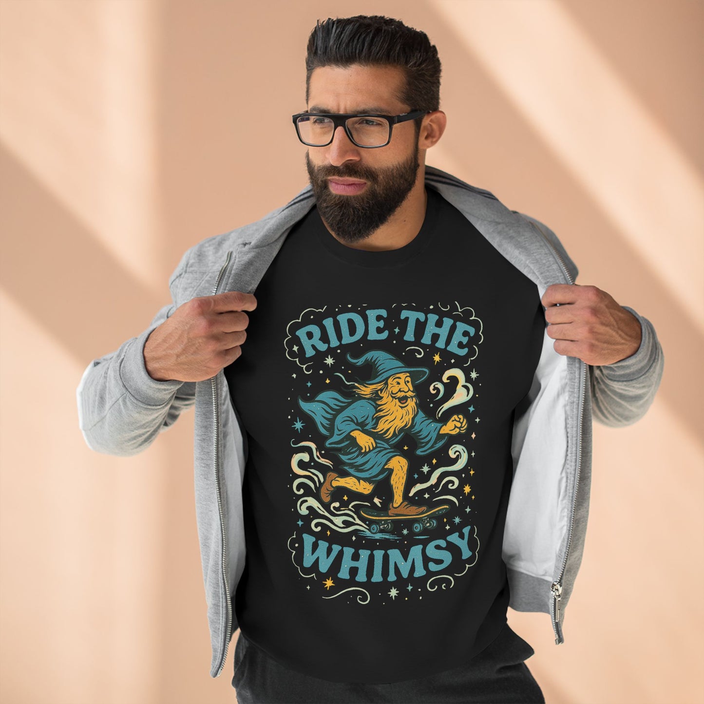 Ride the Whimsy - Unisex Crewneck Sweatshirt