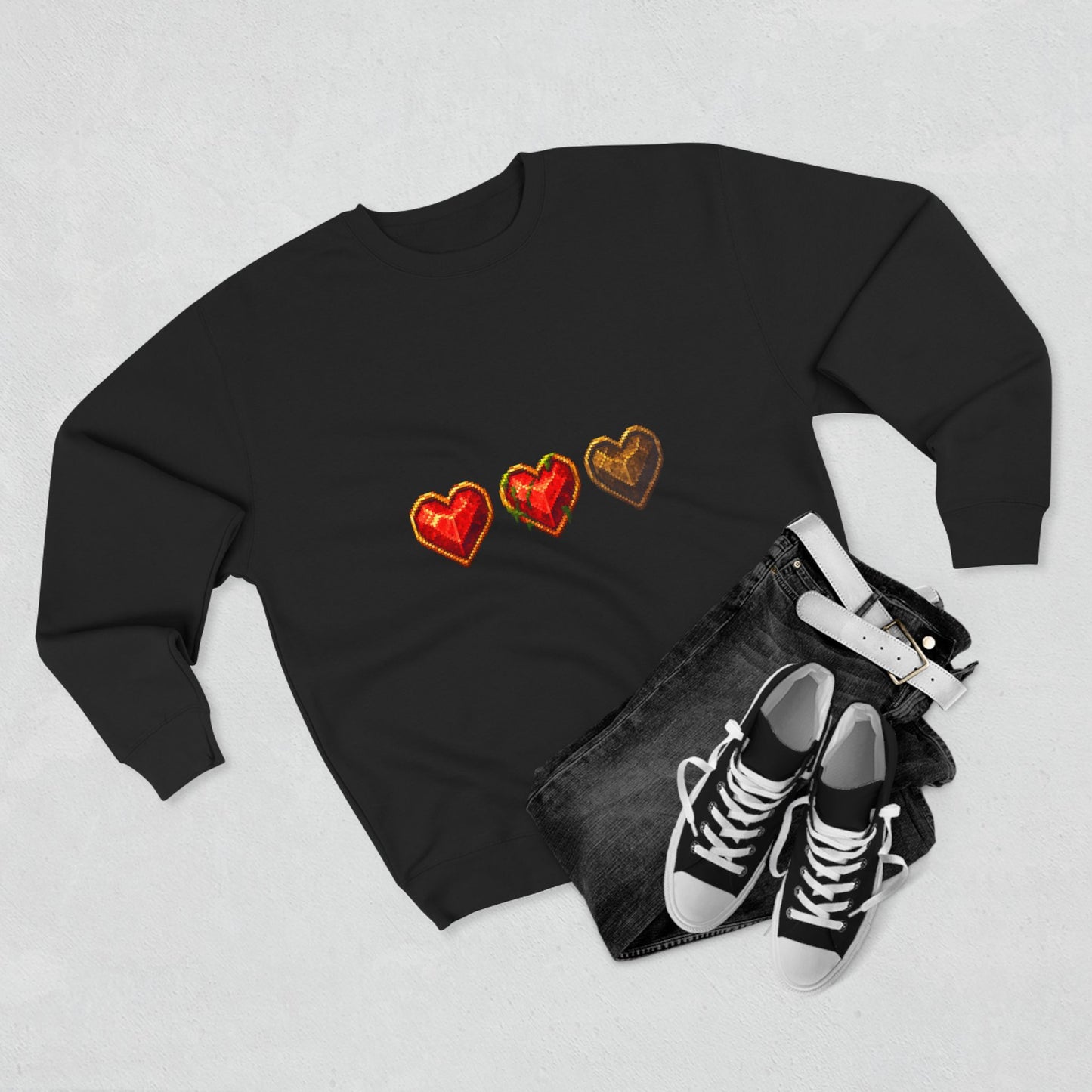 Dungeon hearts - unisex crewneck sweatshirt