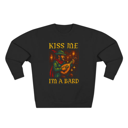 Kiss Me I’m a Bard – Unisex Crewneck Sweatshirt