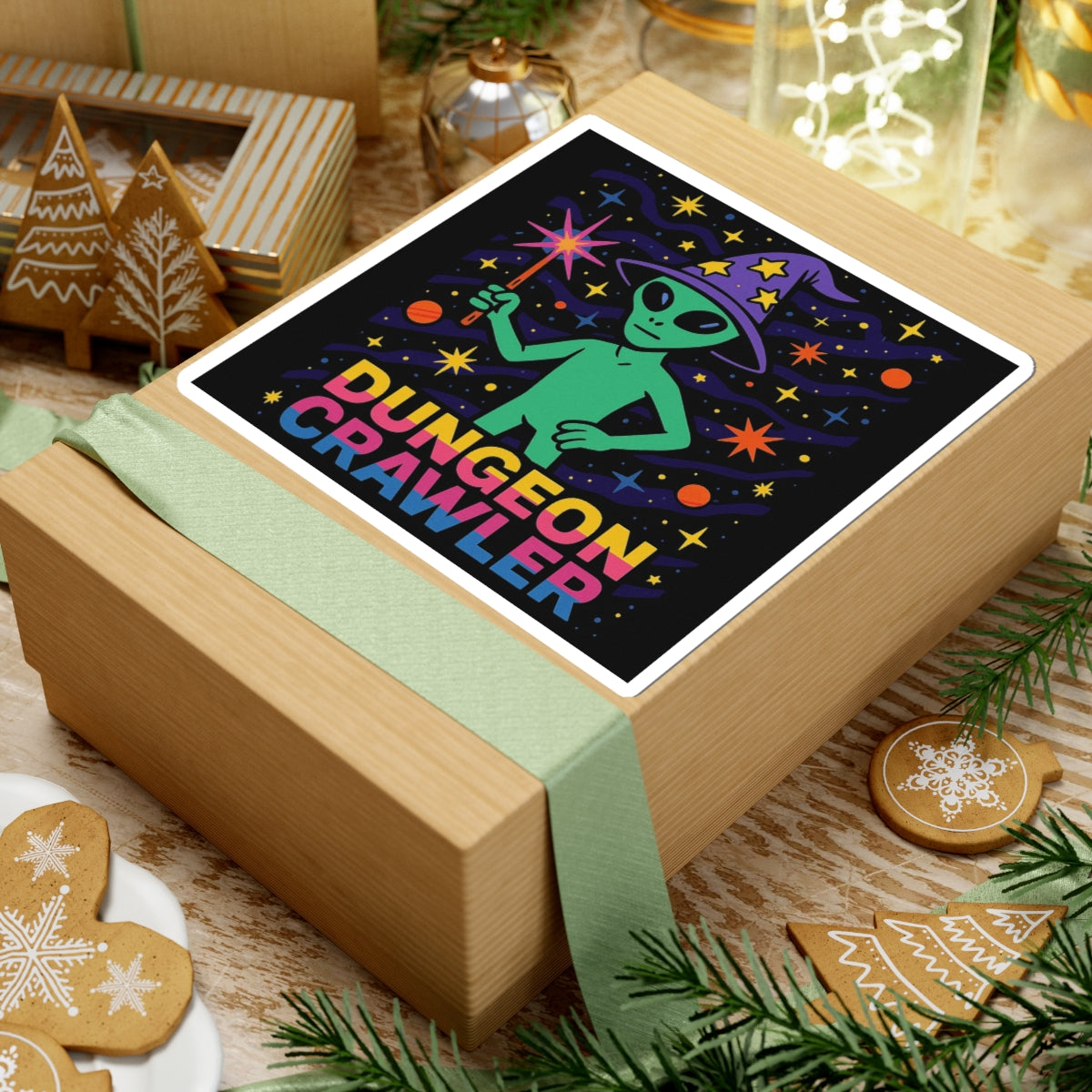 Alien mage D.C - Kiss Cut Stickers