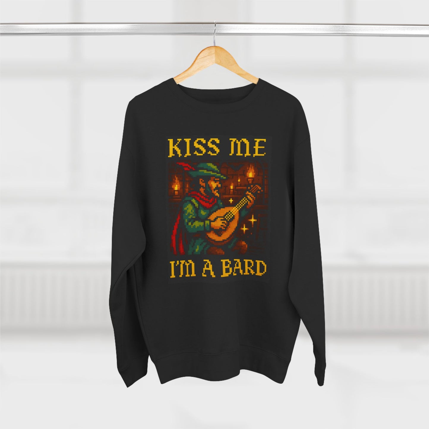 Kiss Me I’m a Bard – Unisex Crewneck Sweatshirt