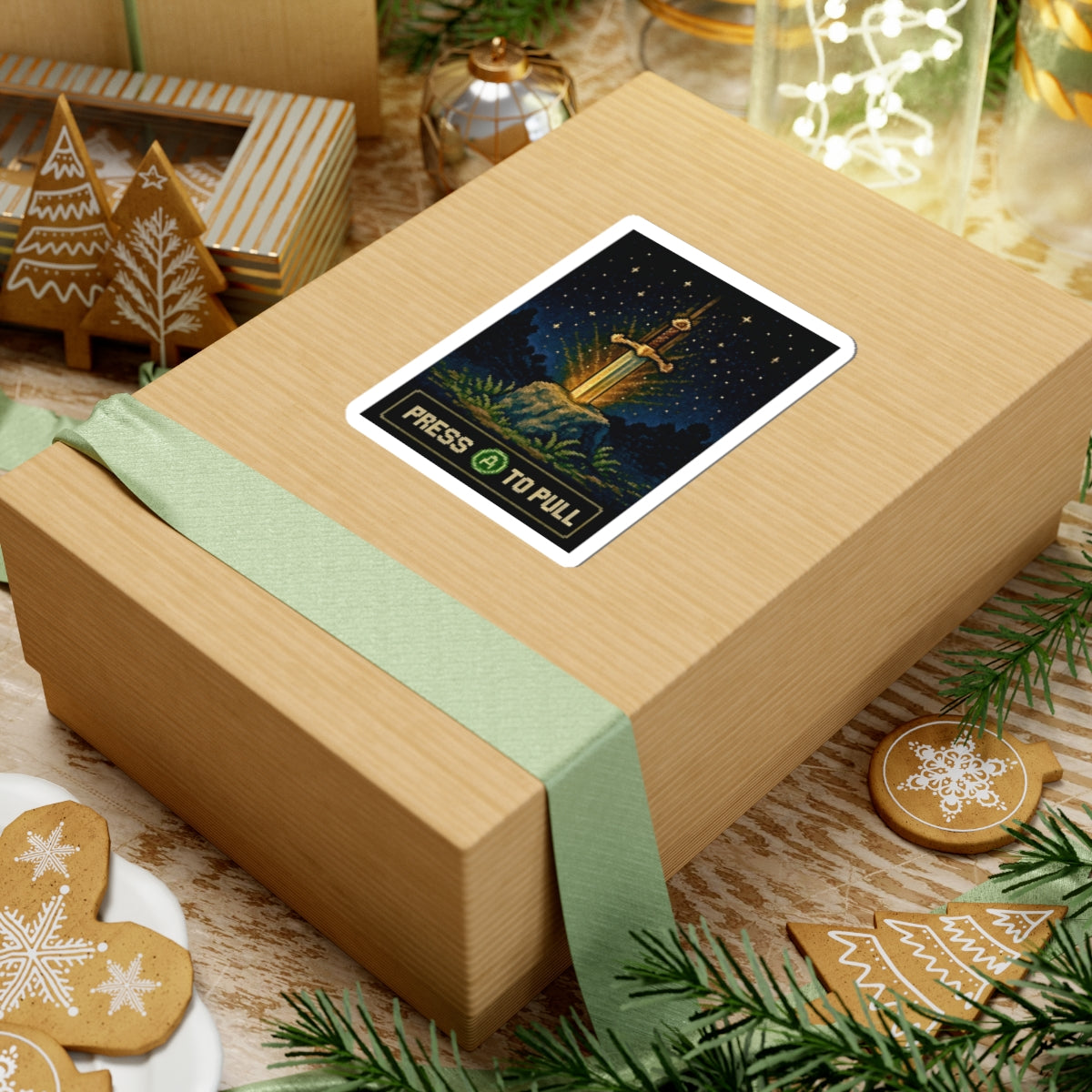 Sword in stone - Kiss Cut Sticker