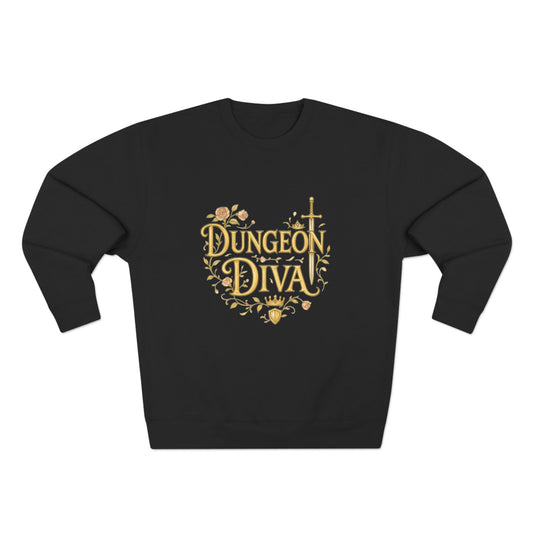 Dungeon Diva — Unisex Crewneck Sweatshirt
