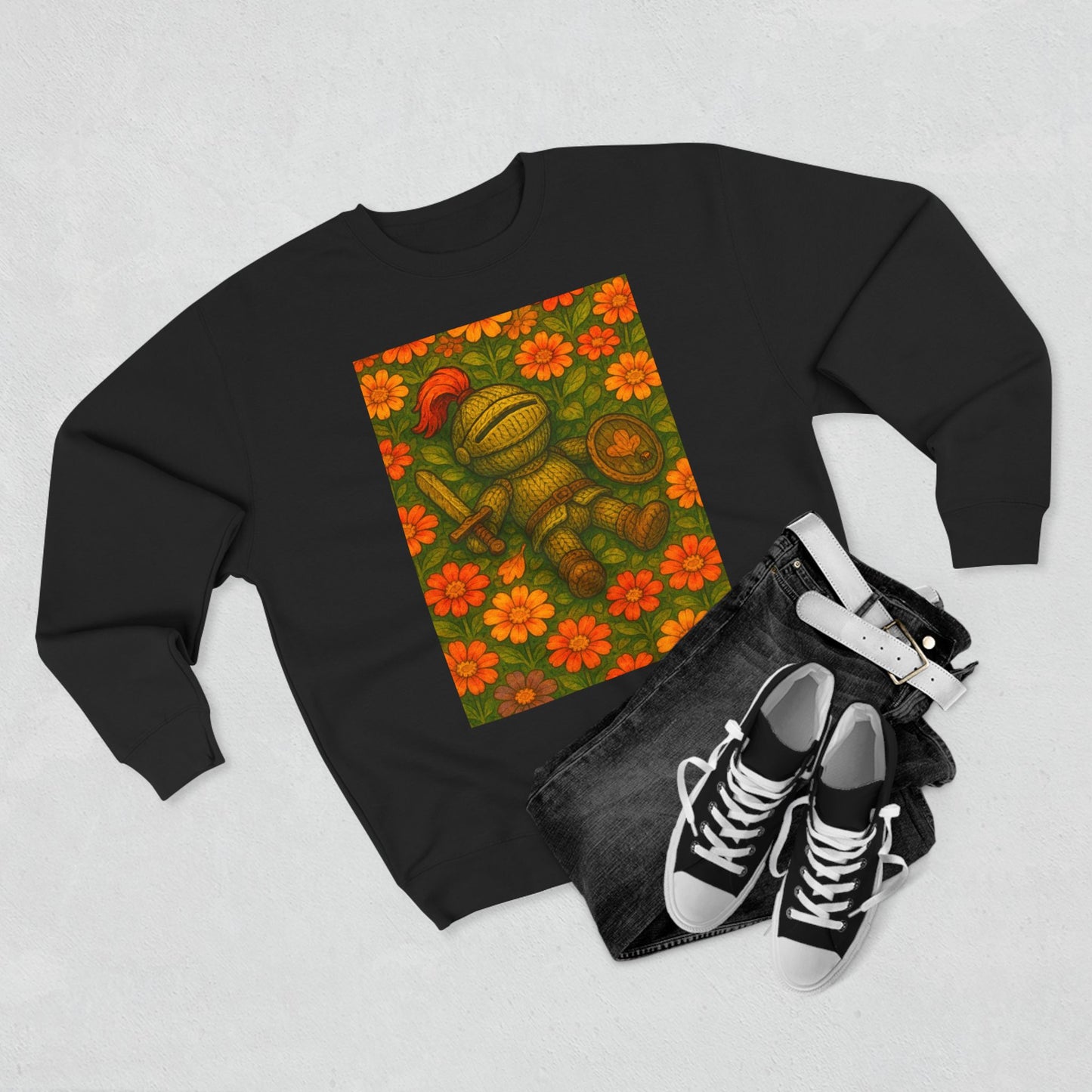 Forgotten guardian - unisex crewneck sweatshirt
