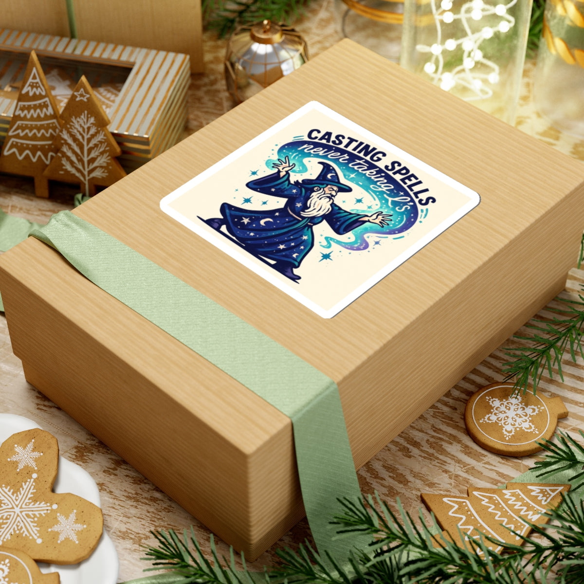 Casting Spells, Never Taking L’s – Kiss-Cut Sticker