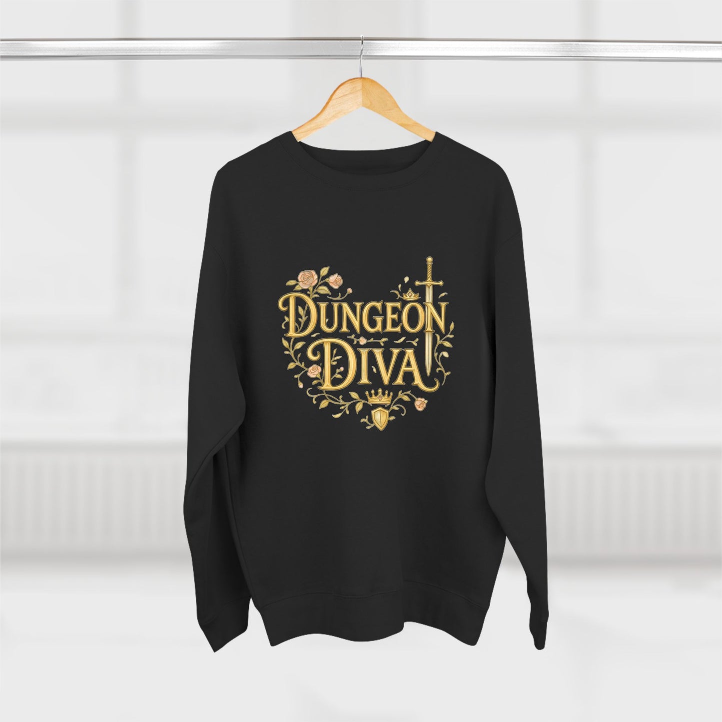Dungeon Diva — Unisex Crewneck Sweatshirt