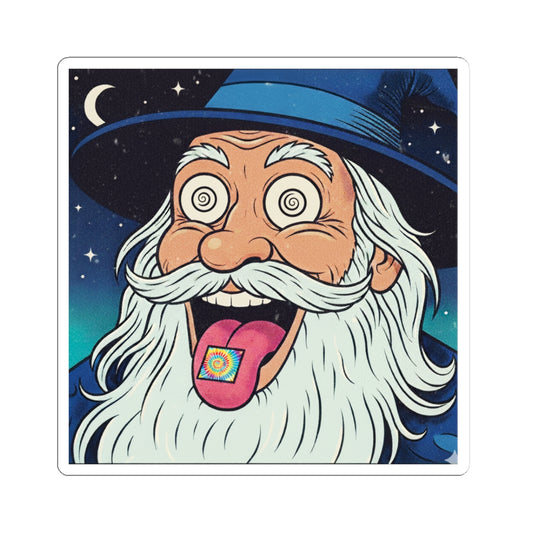 Cosmic Wizard - Kiss Cut Sticker