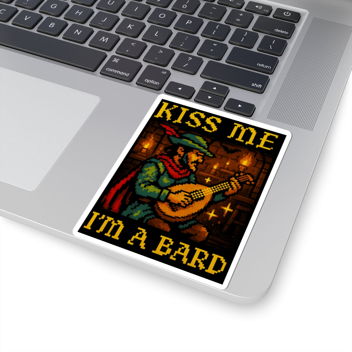 Kiss Me I’m a Bard – Kiss-Cut Stickers