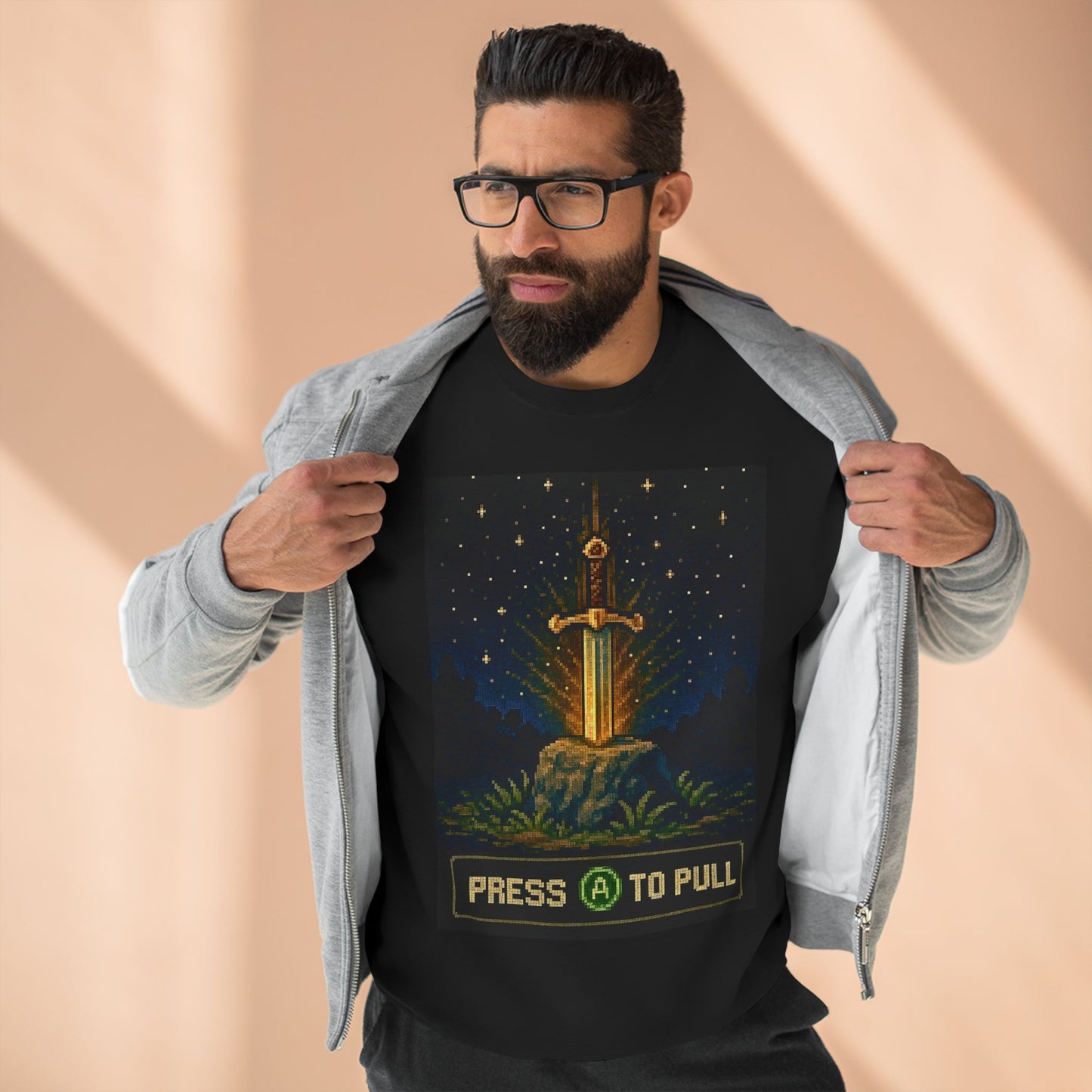Sword in stone - unisex crewneck sweatshirt