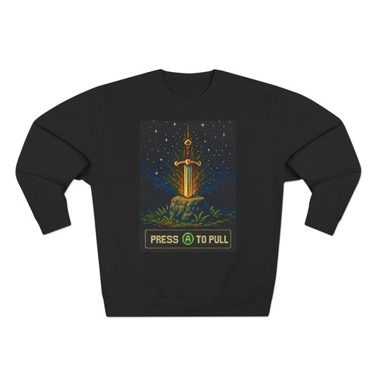 Sword in stone - unisex crewneck sweatshirt