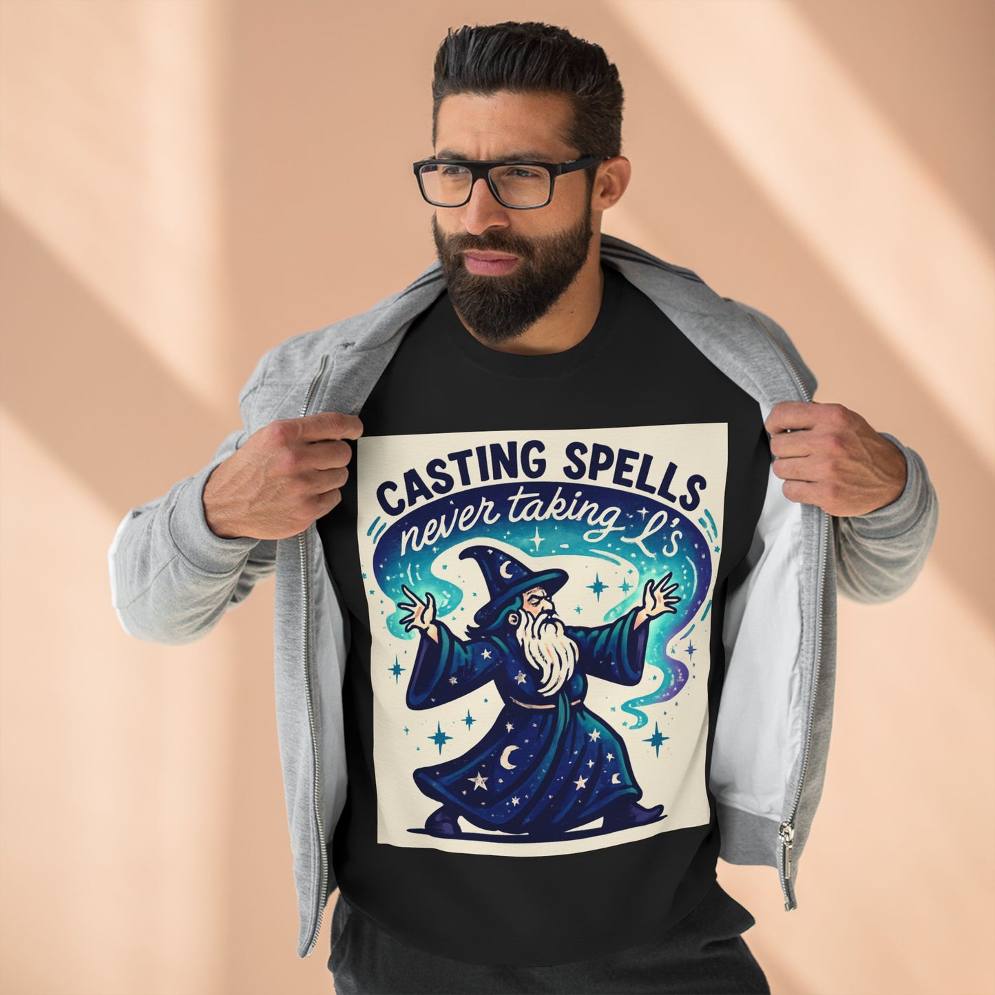 Casting Spells, Never Taking L’s – Unisex Crewneck Sweatshirt